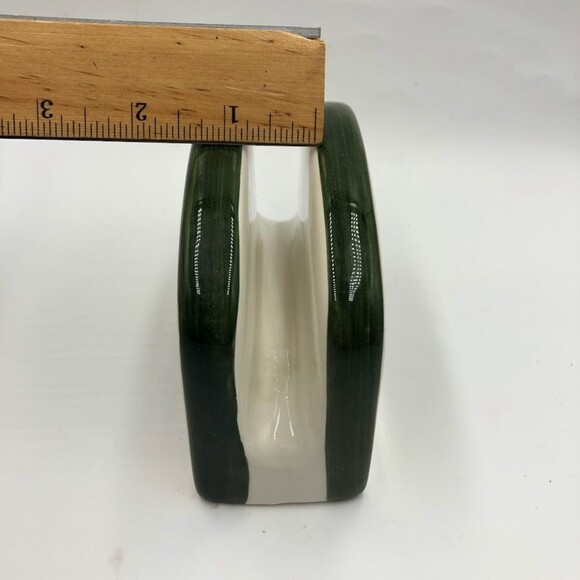 Vintage Style Eyes by Baum Bros Ceramic Napkin Holder Grapevine Fruit Decor - Picture 13 of 13